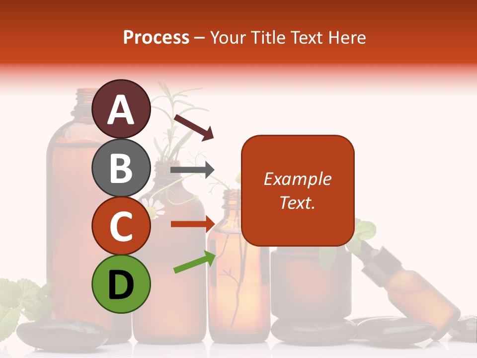 Aromatherapy Homeopathy White Background PowerPoint Template