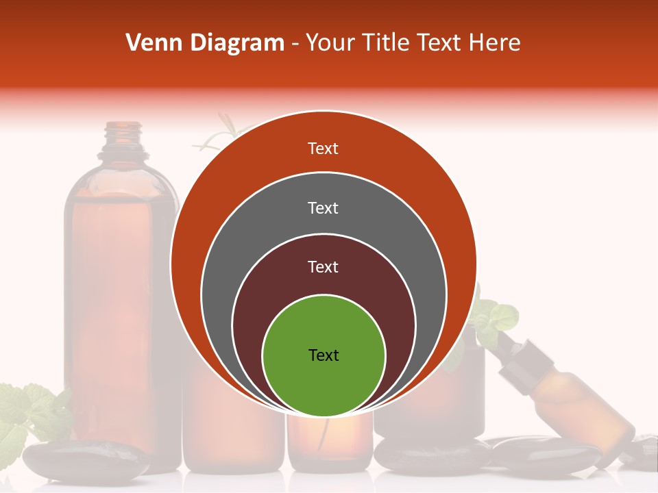 Aromatherapy Homeopathy White Background PowerPoint Template