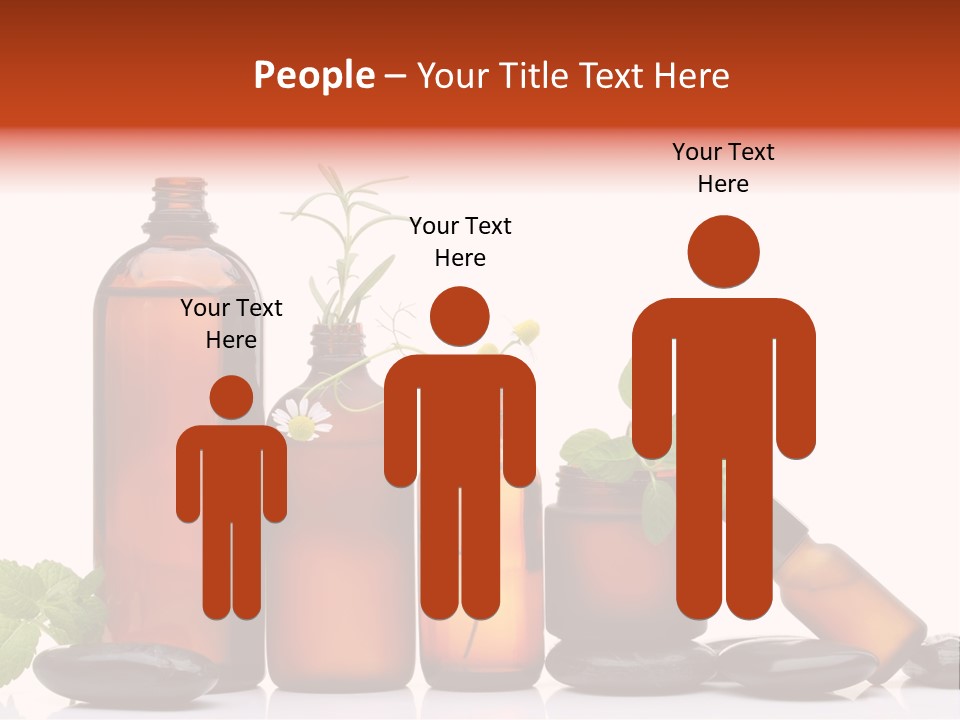 Aromatherapy Homeopathy White Background PowerPoint Template