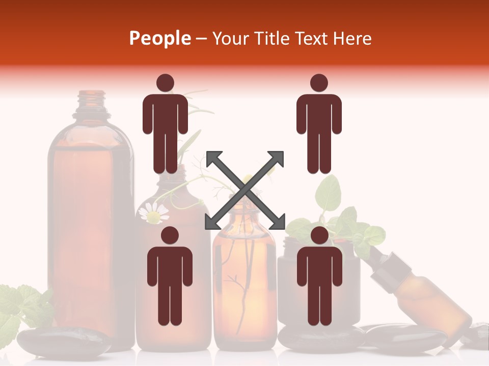 Aromatherapy Homeopathy White Background PowerPoint Template