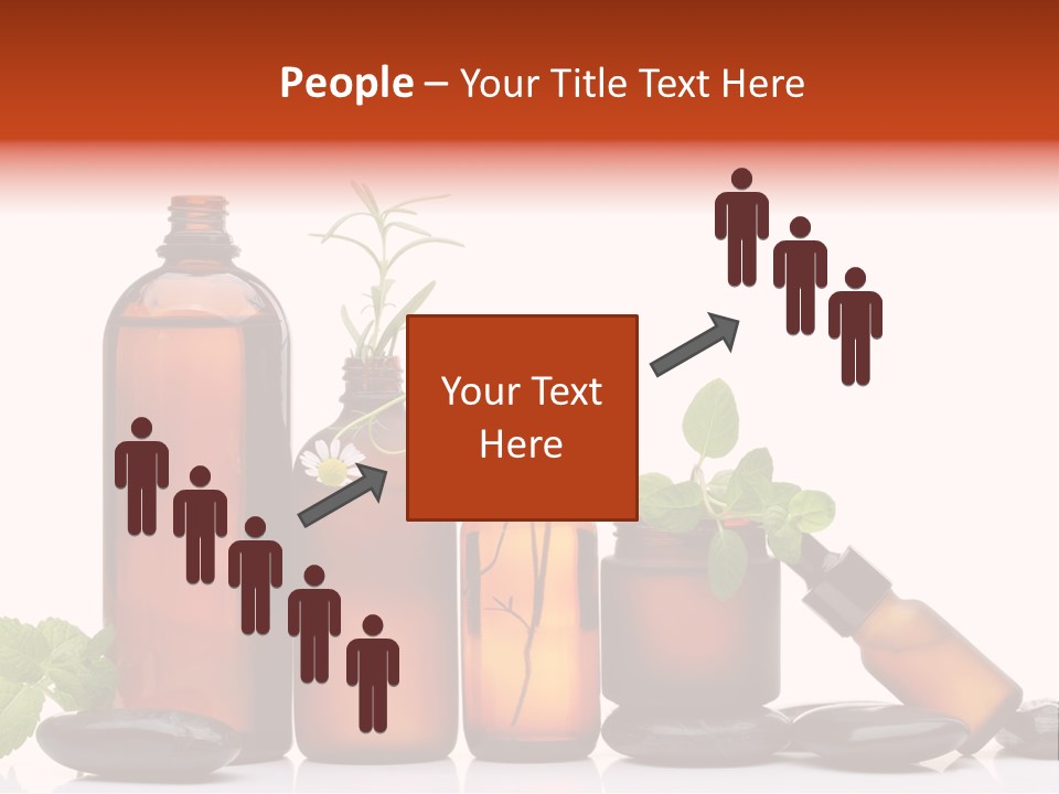 Aromatherapy Homeopathy White Background PowerPoint Template