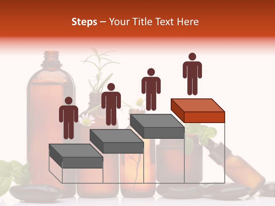 Aromatherapy Homeopathy White Background PowerPoint Template