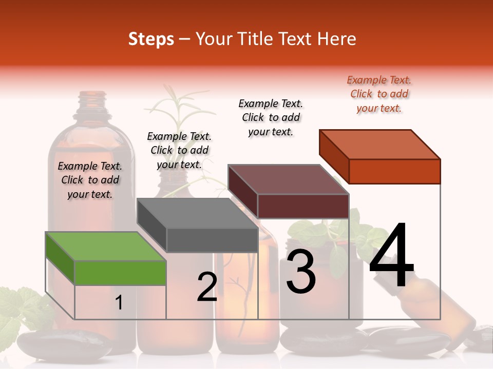 Aromatherapy Homeopathy White Background PowerPoint Template