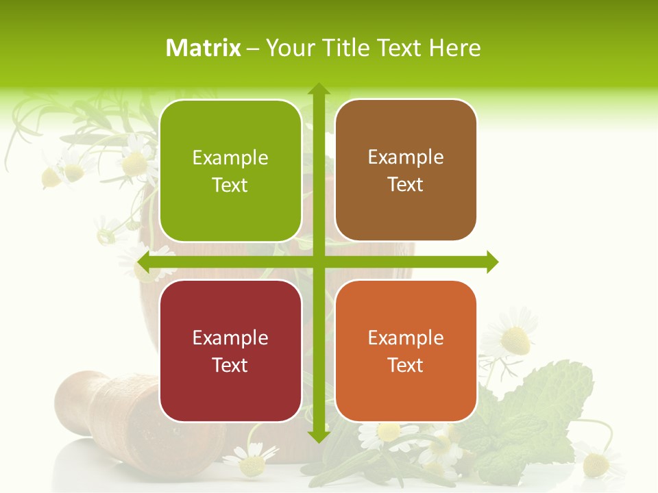 Leaf Grinder Freshness PowerPoint Template