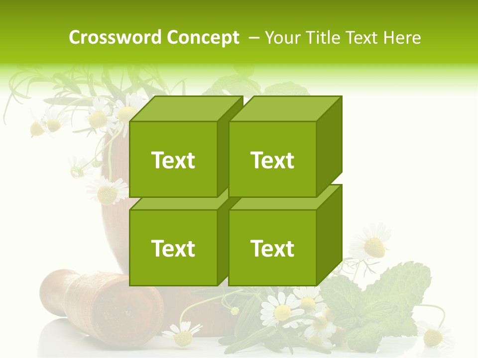 Leaf Grinder Freshness PowerPoint Template