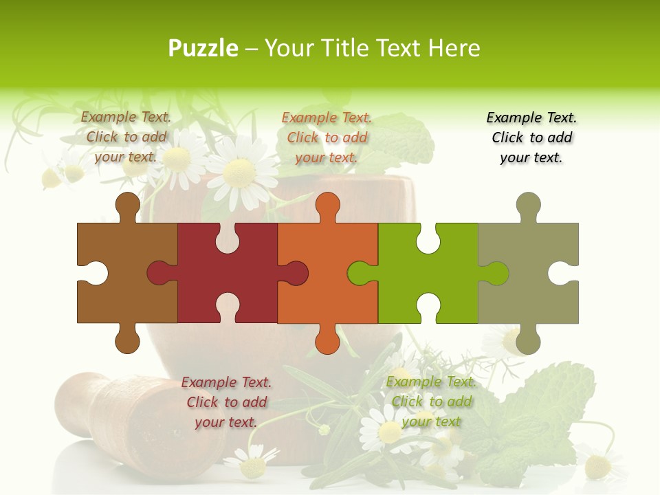 Leaf Grinder Freshness PowerPoint Template