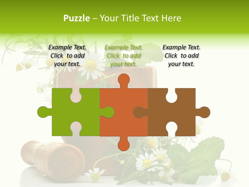 Leaf Grinder Freshness PowerPoint Template