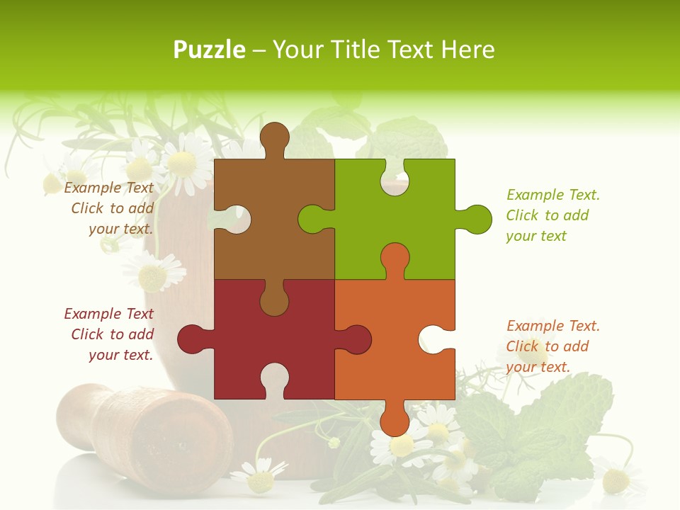 Leaf Grinder Freshness PowerPoint Template