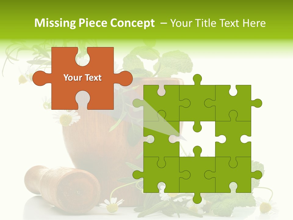 Leaf Grinder Freshness PowerPoint Template