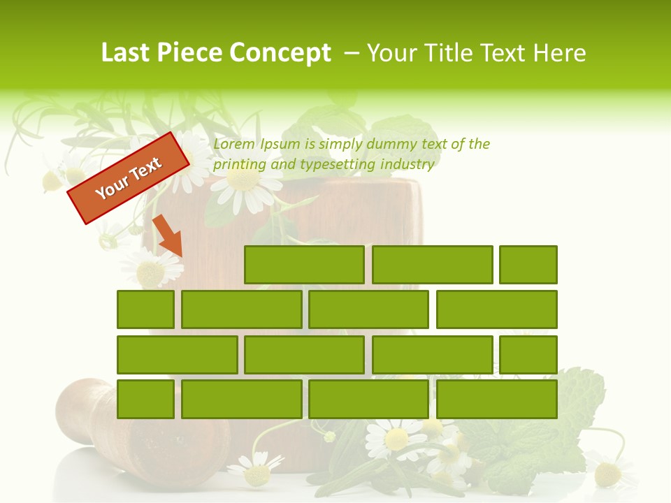 Leaf Grinder Freshness PowerPoint Template