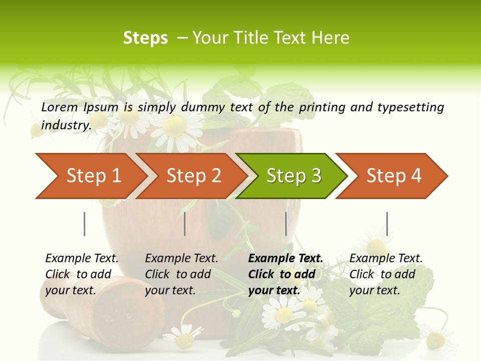 Leaf Grinder Freshness PowerPoint Template