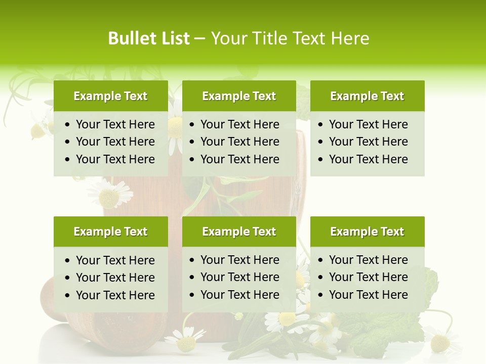 Leaf Grinder Freshness PowerPoint Template