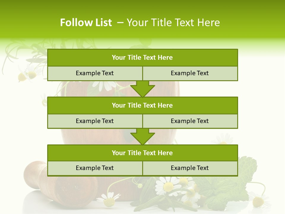 Leaf Grinder Freshness PowerPoint Template