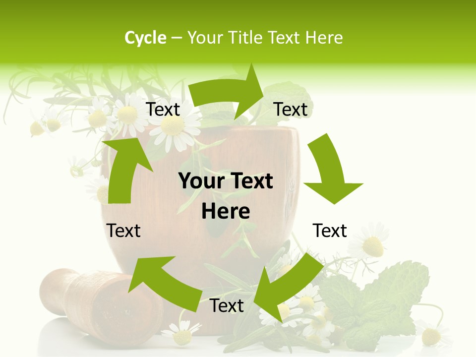 Leaf Grinder Freshness PowerPoint Template