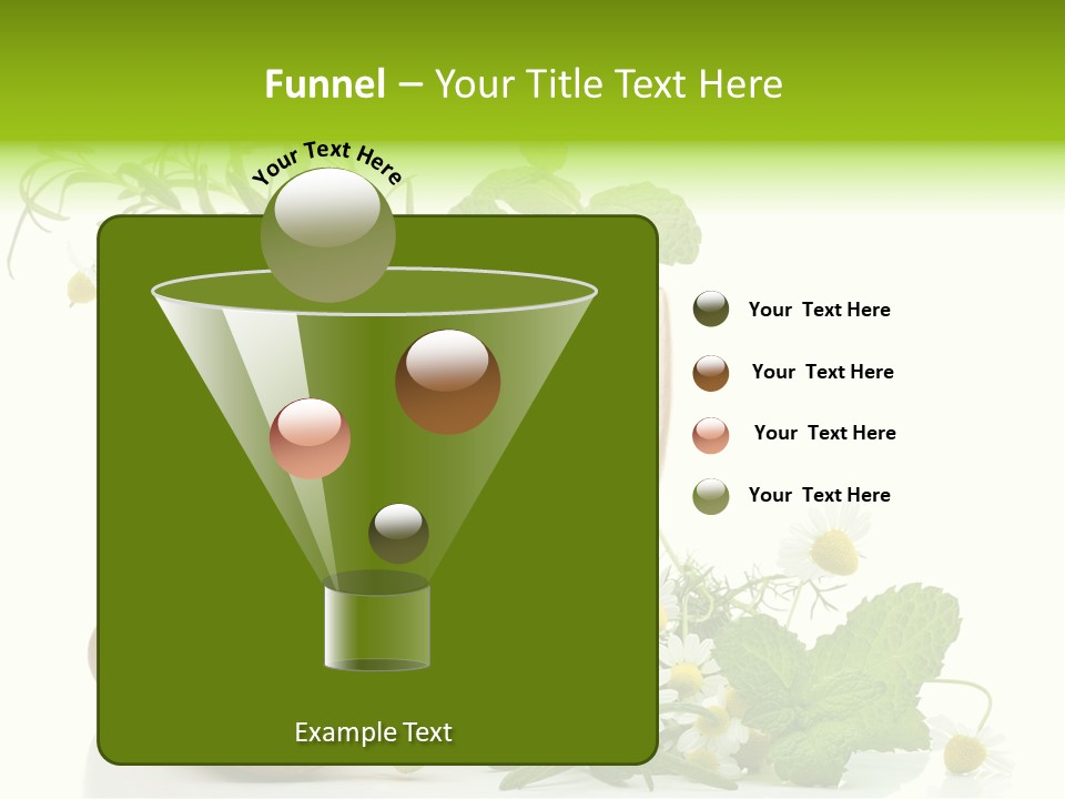 Leaf Grinder Freshness PowerPoint Template