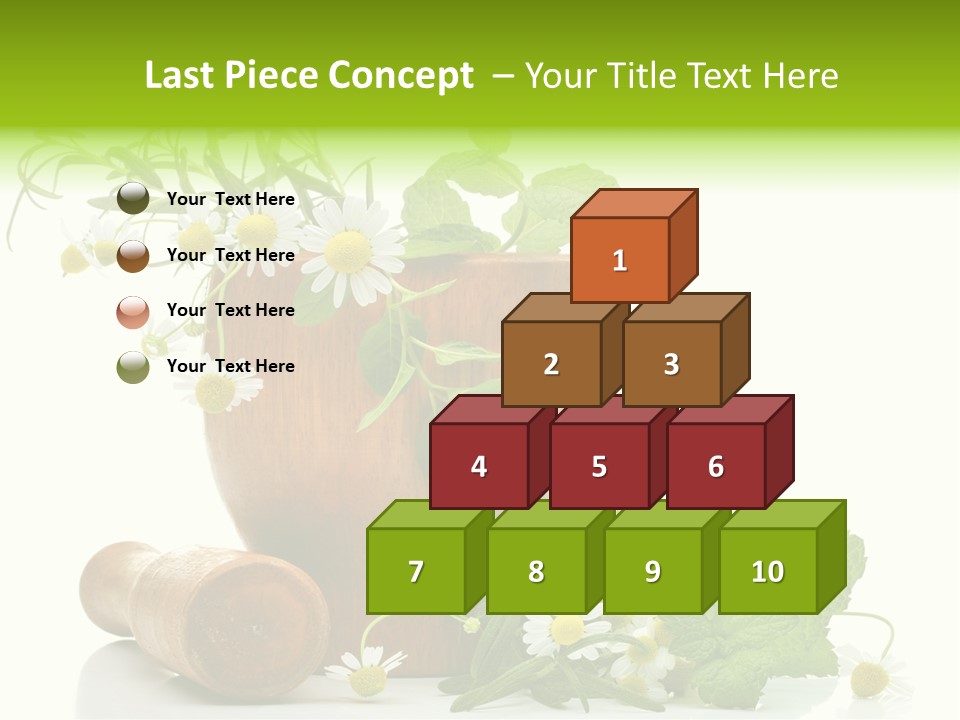 Leaf Grinder Freshness PowerPoint Template