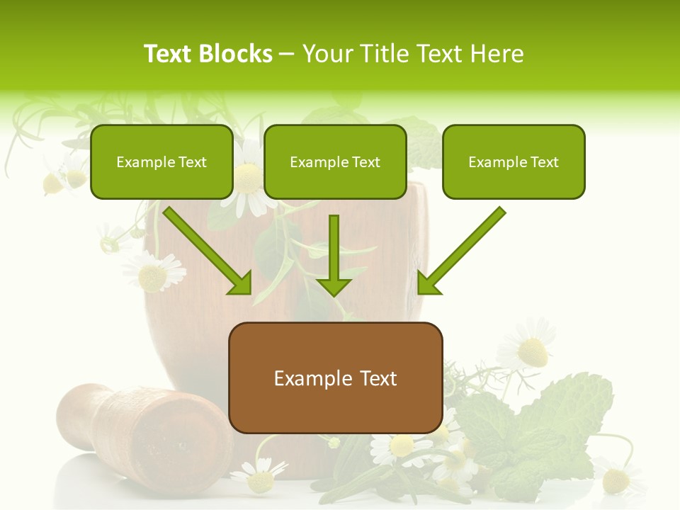 Leaf Grinder Freshness PowerPoint Template