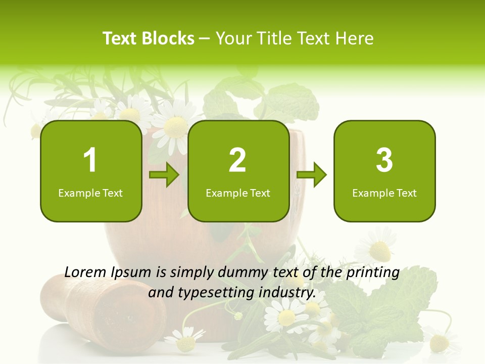 Leaf Grinder Freshness PowerPoint Template