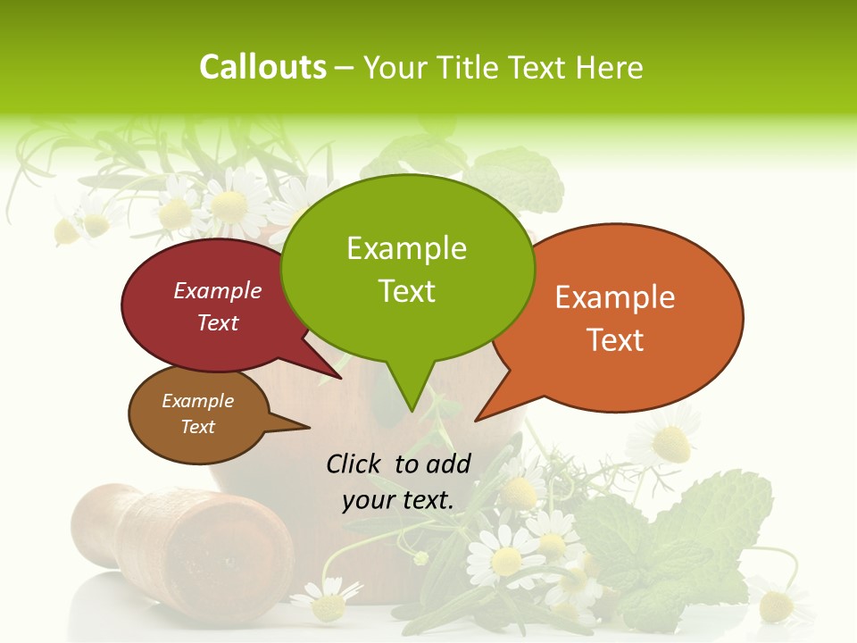 Leaf Grinder Freshness PowerPoint Template