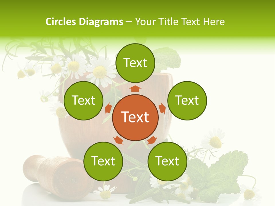 Leaf Grinder Freshness PowerPoint Template