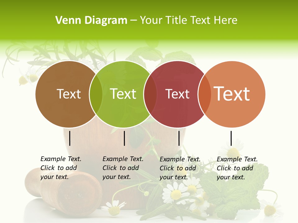 Leaf Grinder Freshness PowerPoint Template