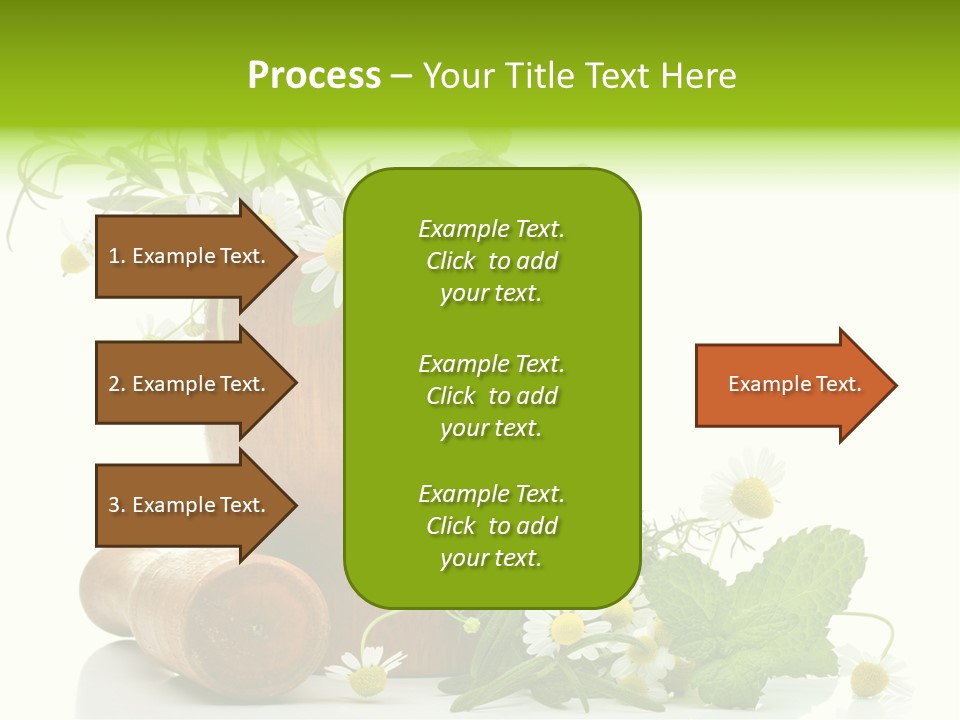 Leaf Grinder Freshness PowerPoint Template