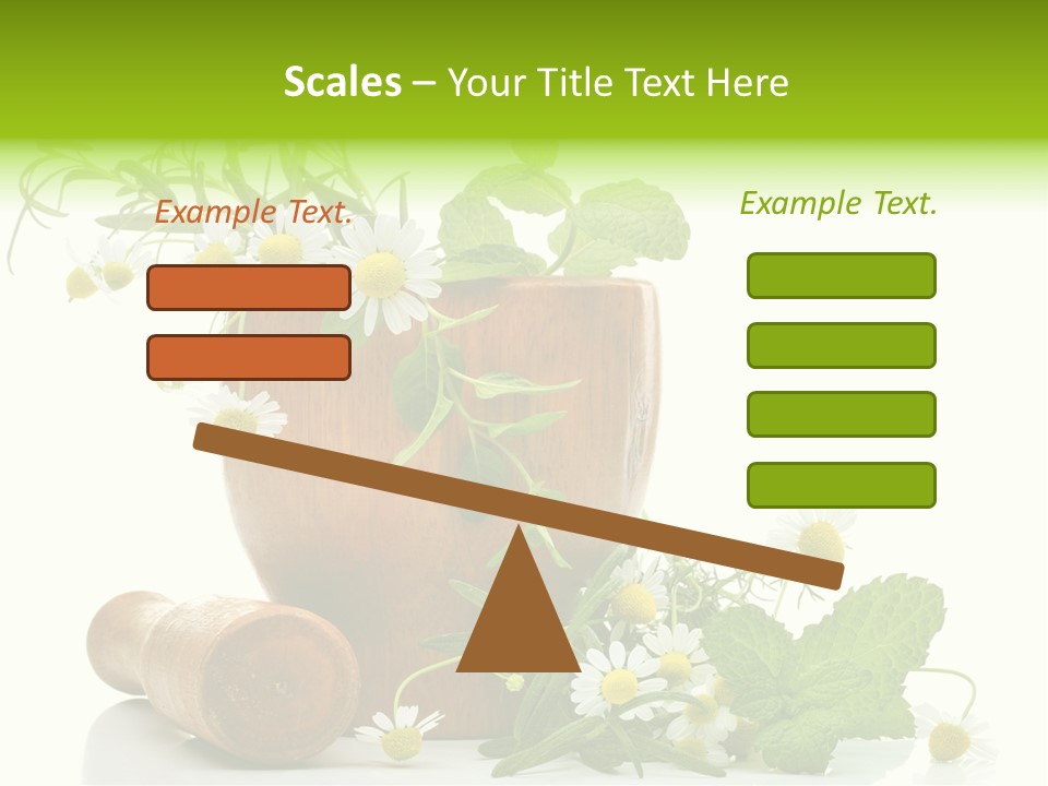 Leaf Grinder Freshness PowerPoint Template