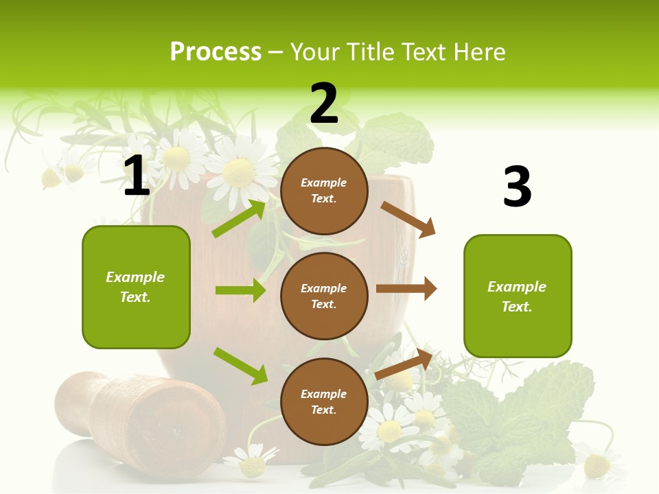 Leaf Grinder Freshness PowerPoint Template