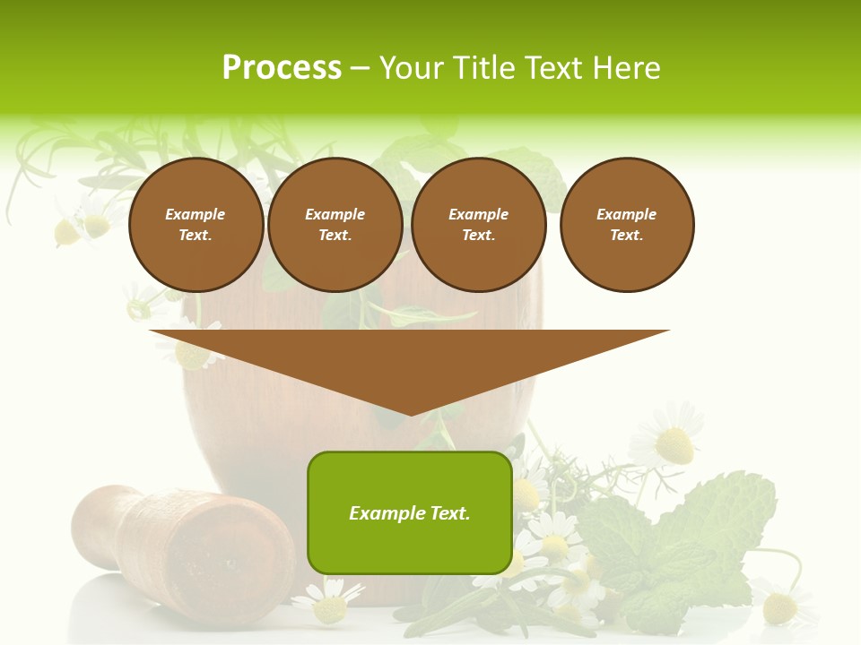 Leaf Grinder Freshness PowerPoint Template