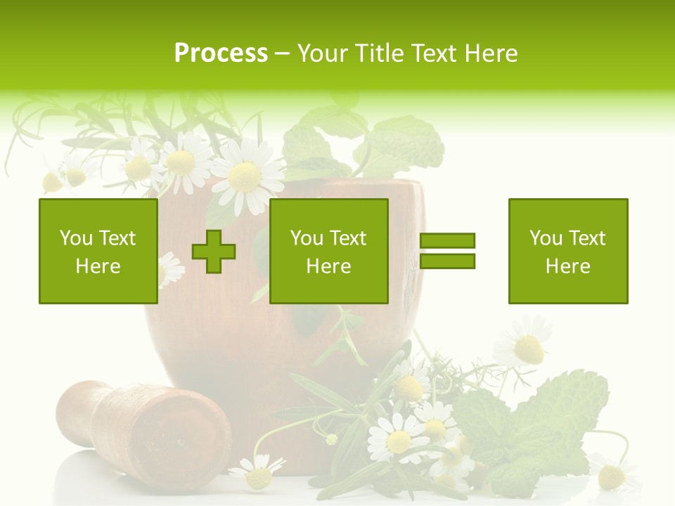 Leaf Grinder Freshness PowerPoint Template