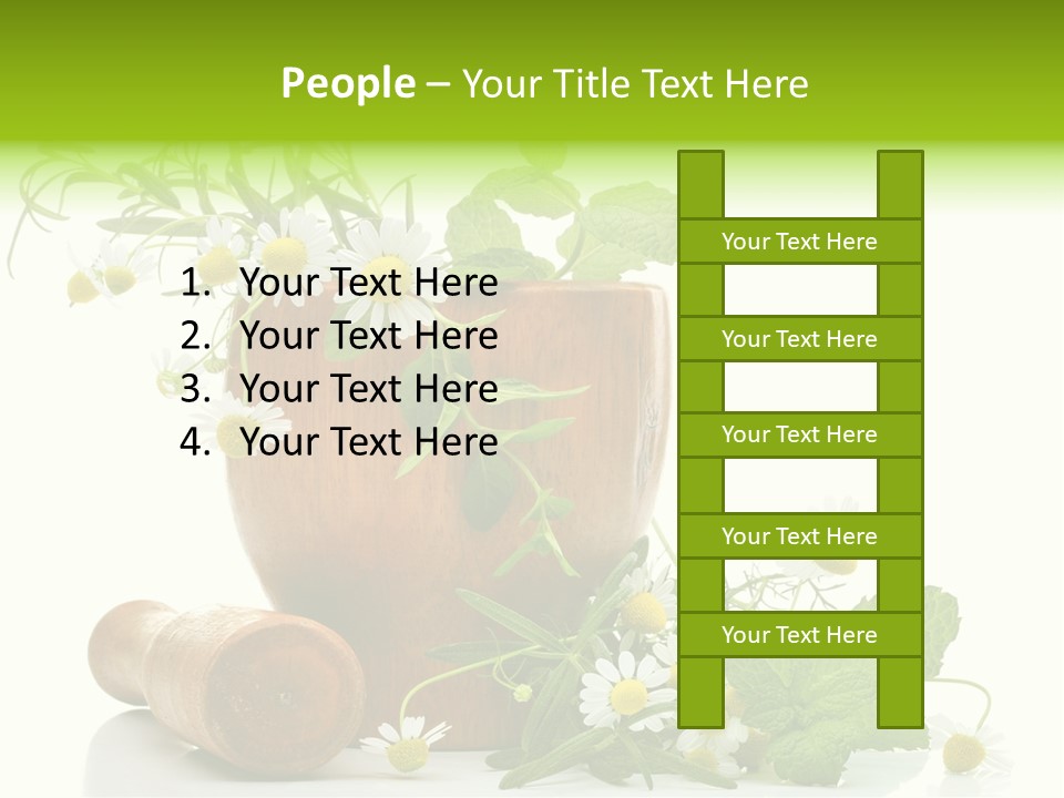 Leaf Grinder Freshness PowerPoint Template