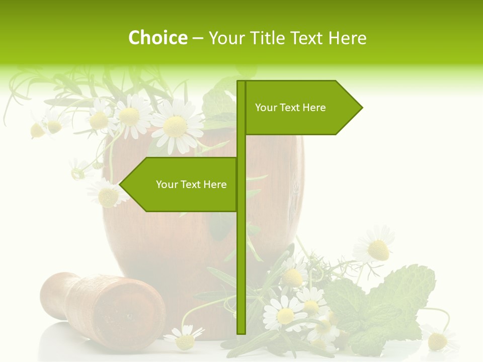 Leaf Grinder Freshness PowerPoint Template