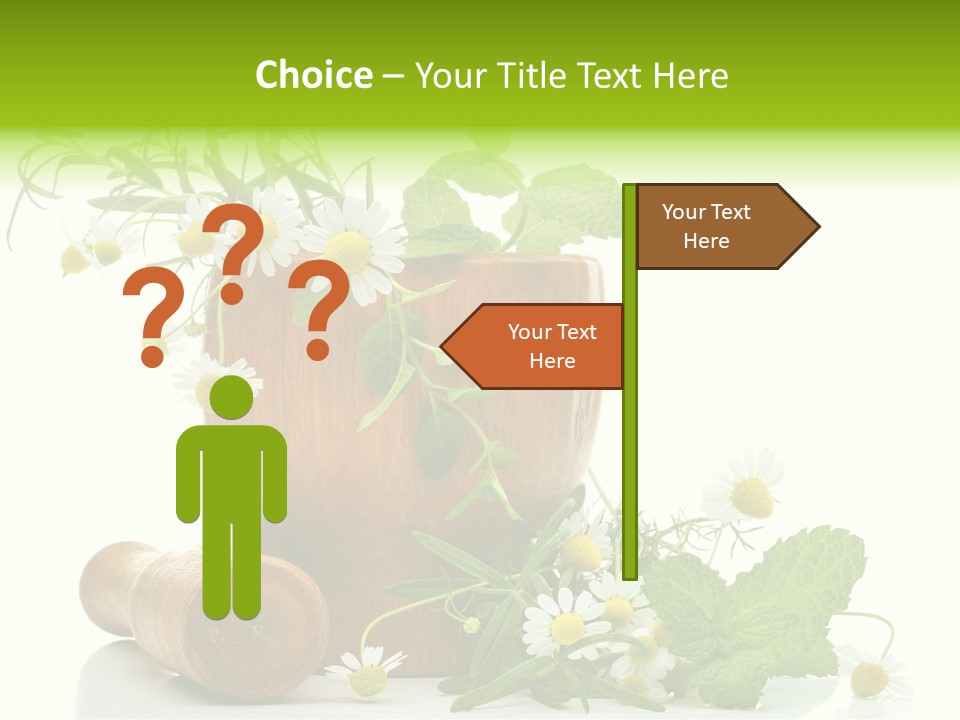 Leaf Grinder Freshness PowerPoint Template