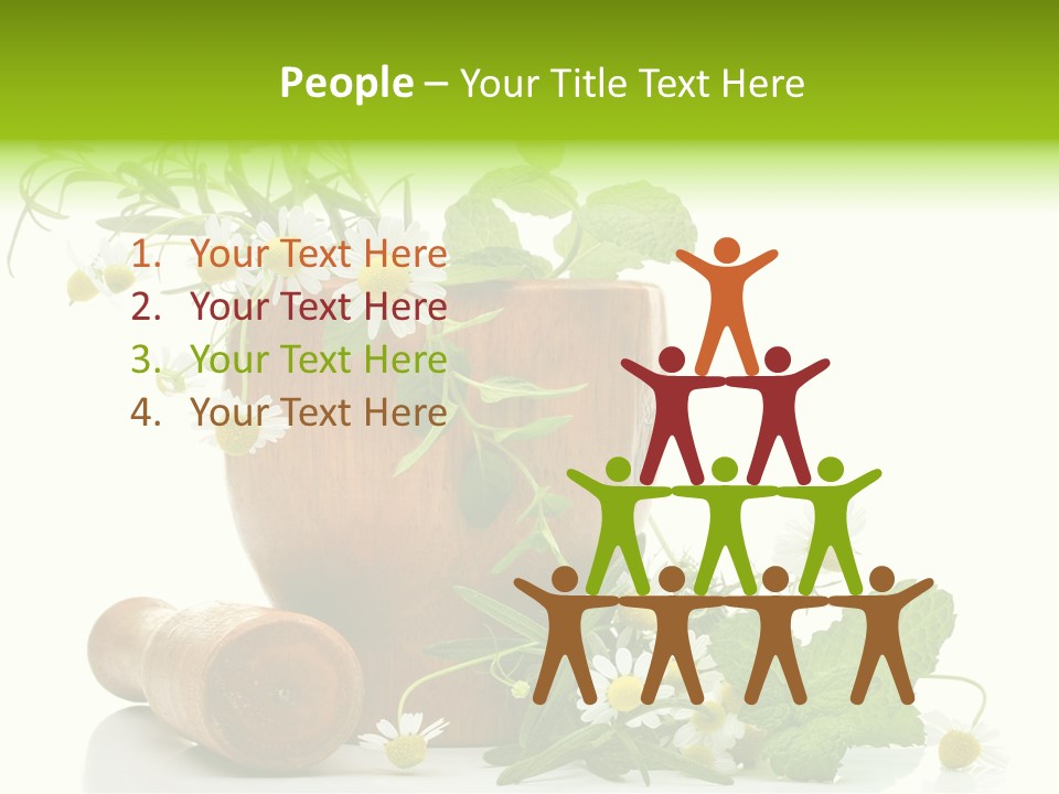 Leaf Grinder Freshness PowerPoint Template