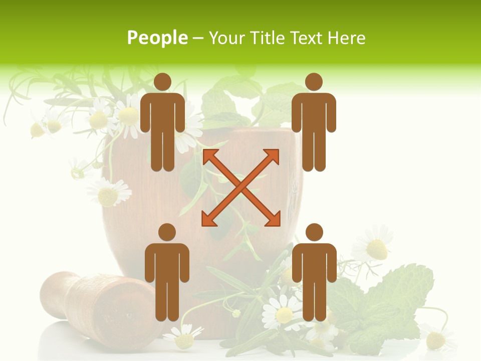 Leaf Grinder Freshness PowerPoint Template