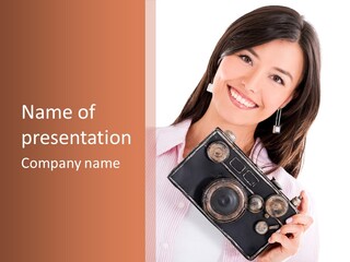 People Cheerful Vintage PowerPoint Template