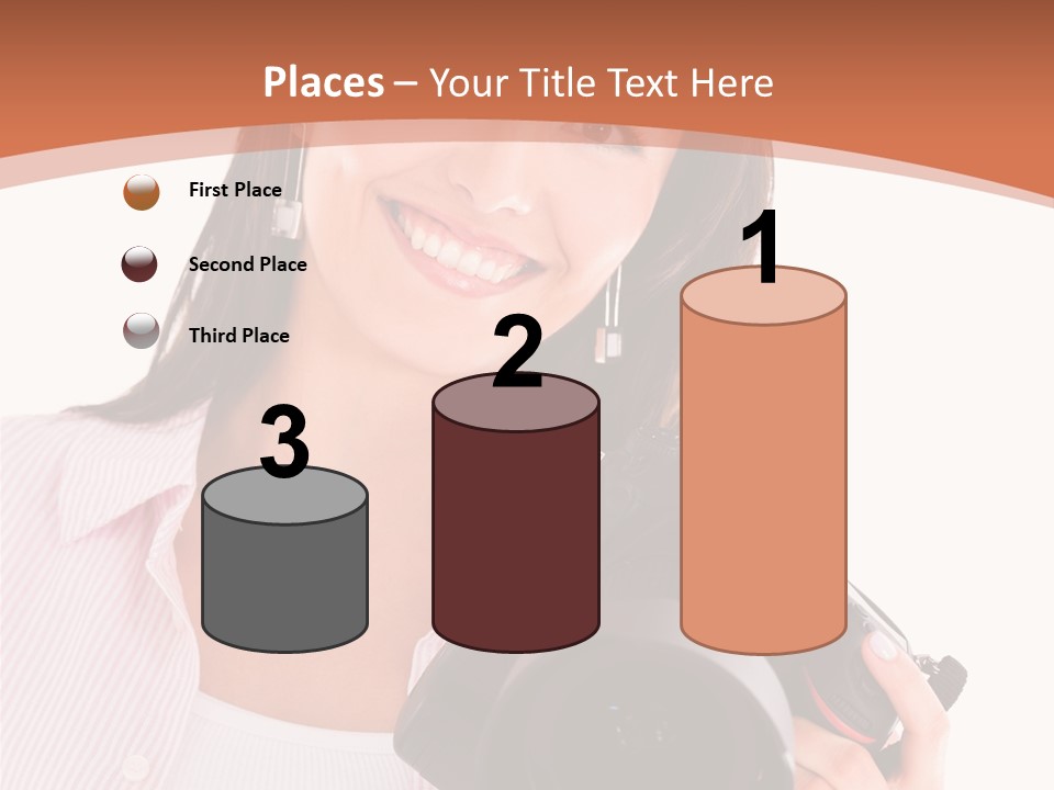 Beautiful Smile Isolated PowerPoint Template