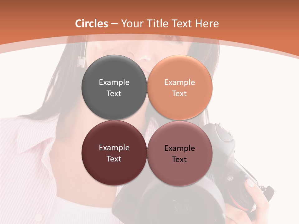 Beautiful Smile Isolated PowerPoint Template