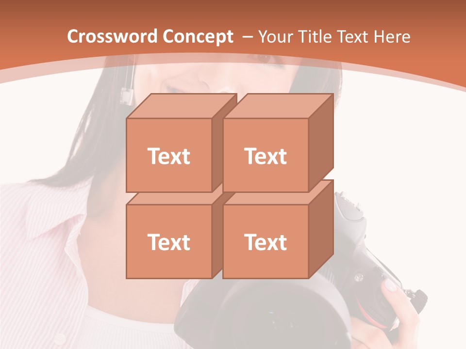 Beautiful Smile Isolated PowerPoint Template