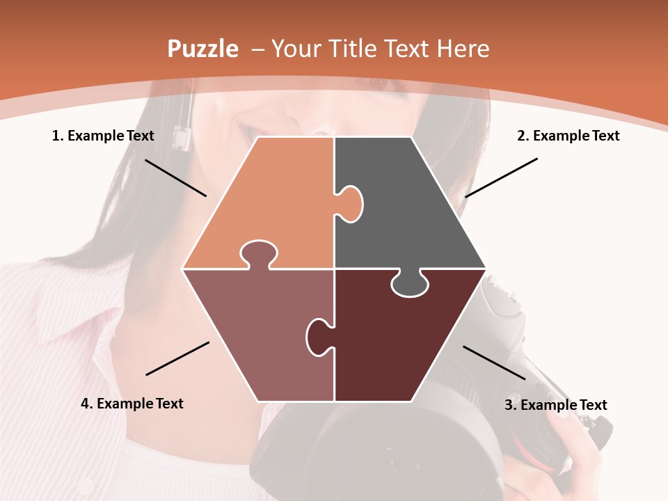 Beautiful Smile Isolated PowerPoint Template