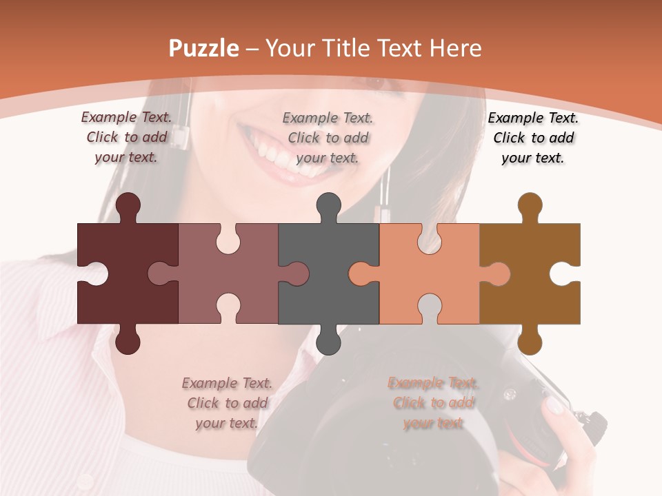 Beautiful Smile Isolated PowerPoint Template