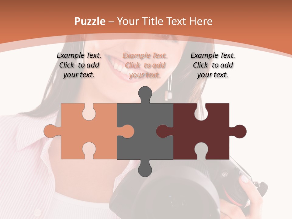 Beautiful Smile Isolated PowerPoint Template