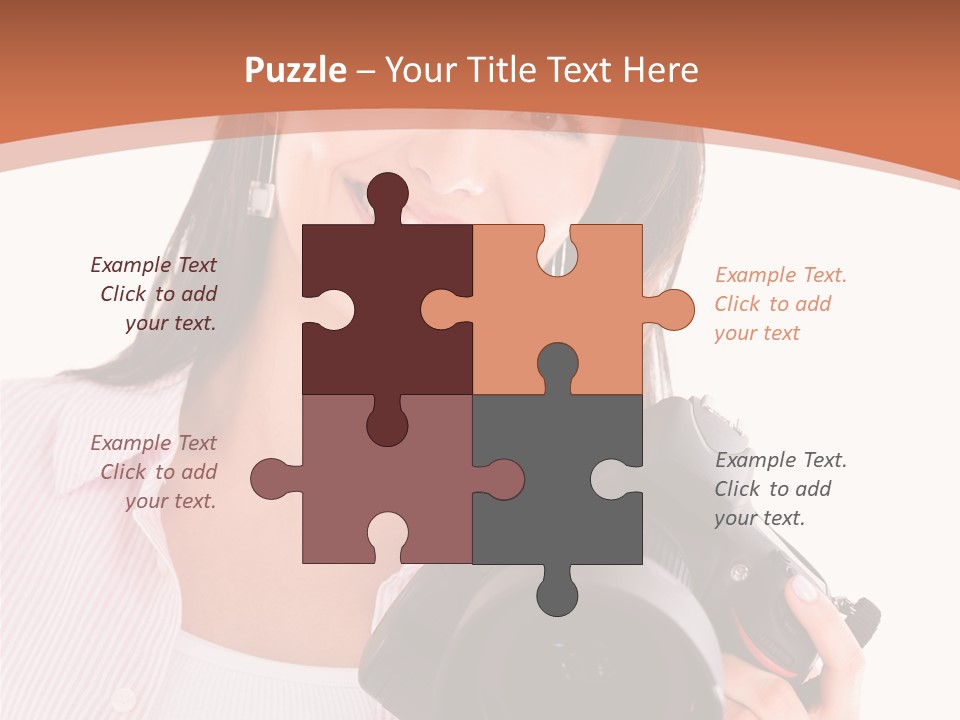 Beautiful Smile Isolated PowerPoint Template