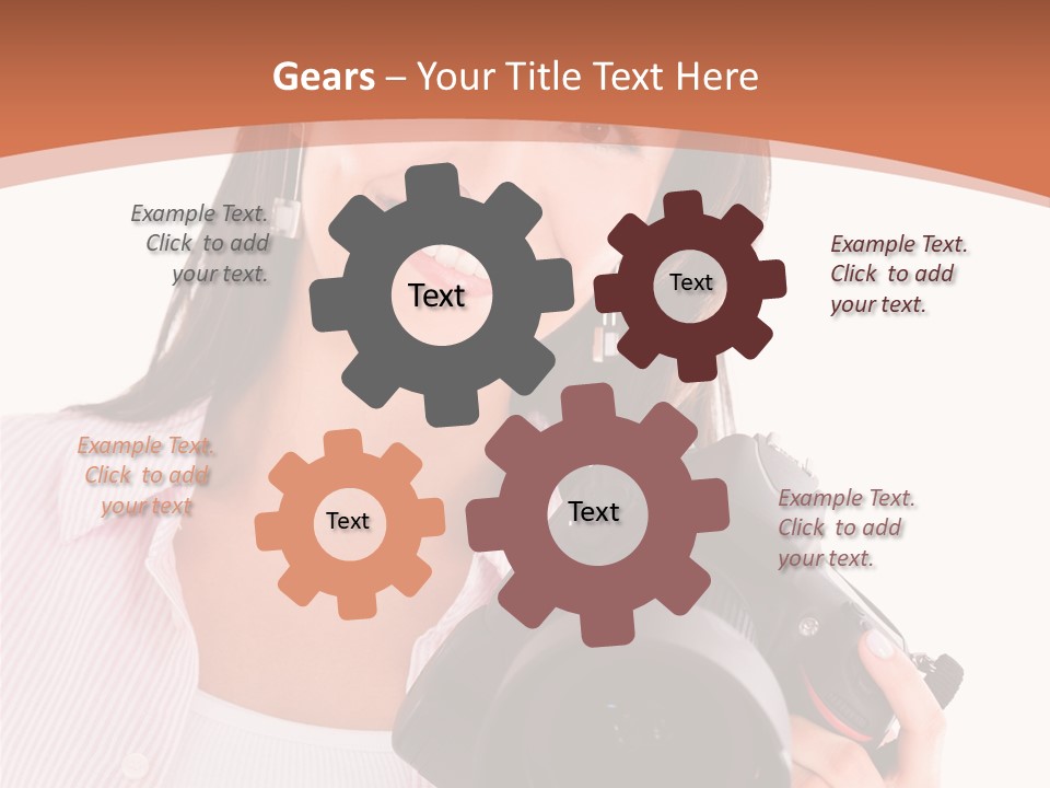 Beautiful Smile Isolated PowerPoint Template