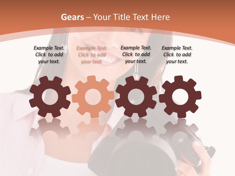 Beautiful Smile Isolated PowerPoint Template