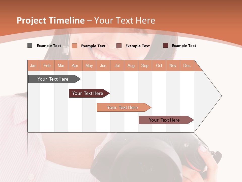 Beautiful Smile Isolated PowerPoint Template
