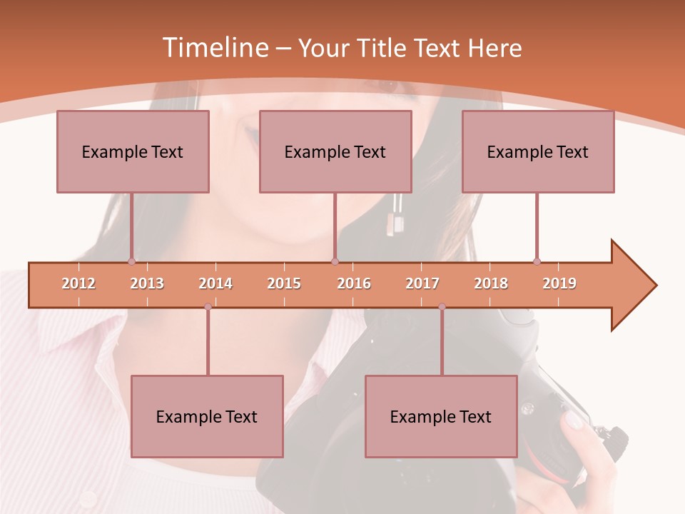 Beautiful Smile Isolated PowerPoint Template