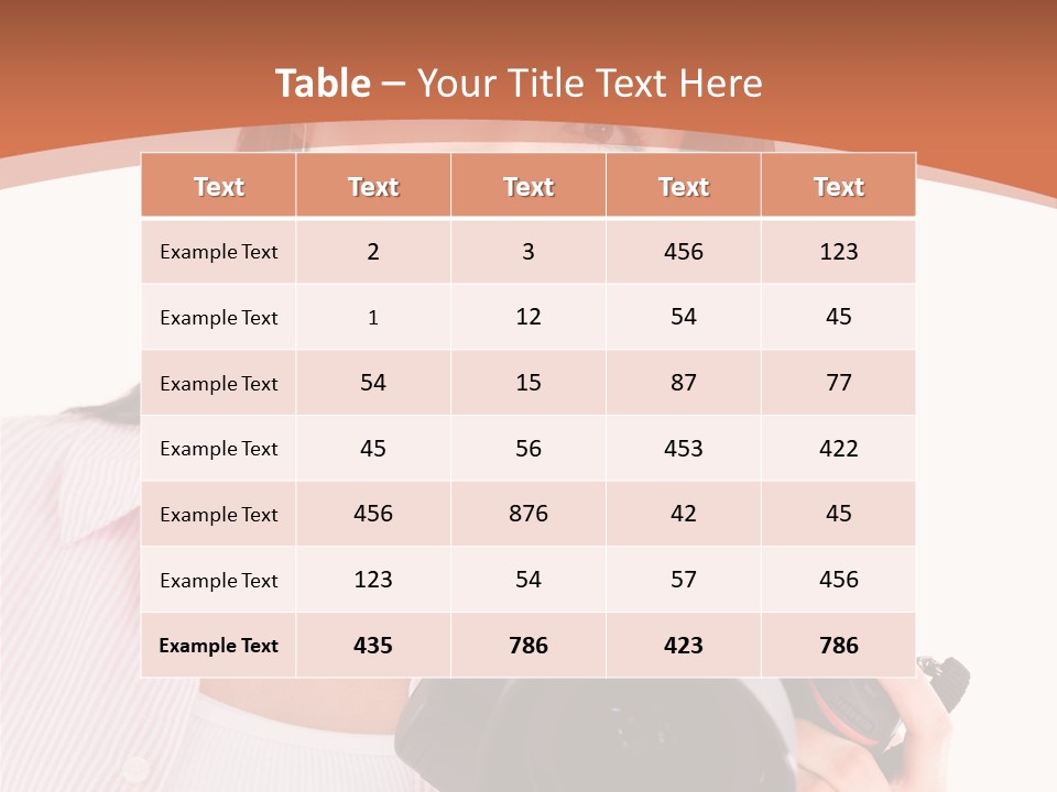 Beautiful Smile Isolated PowerPoint Template