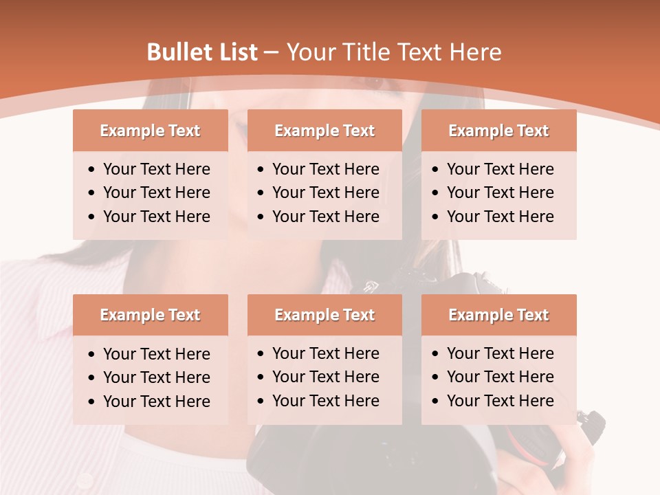 Beautiful Smile Isolated PowerPoint Template