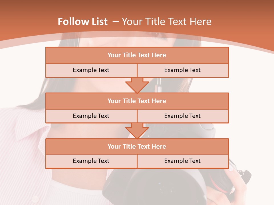 Beautiful Smile Isolated PowerPoint Template